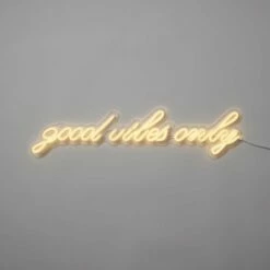 Good Vibes Only Neon Sign