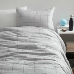 Jackson Grid Comforter And Sham Set -gift shop GridPatternComforter TXL 009