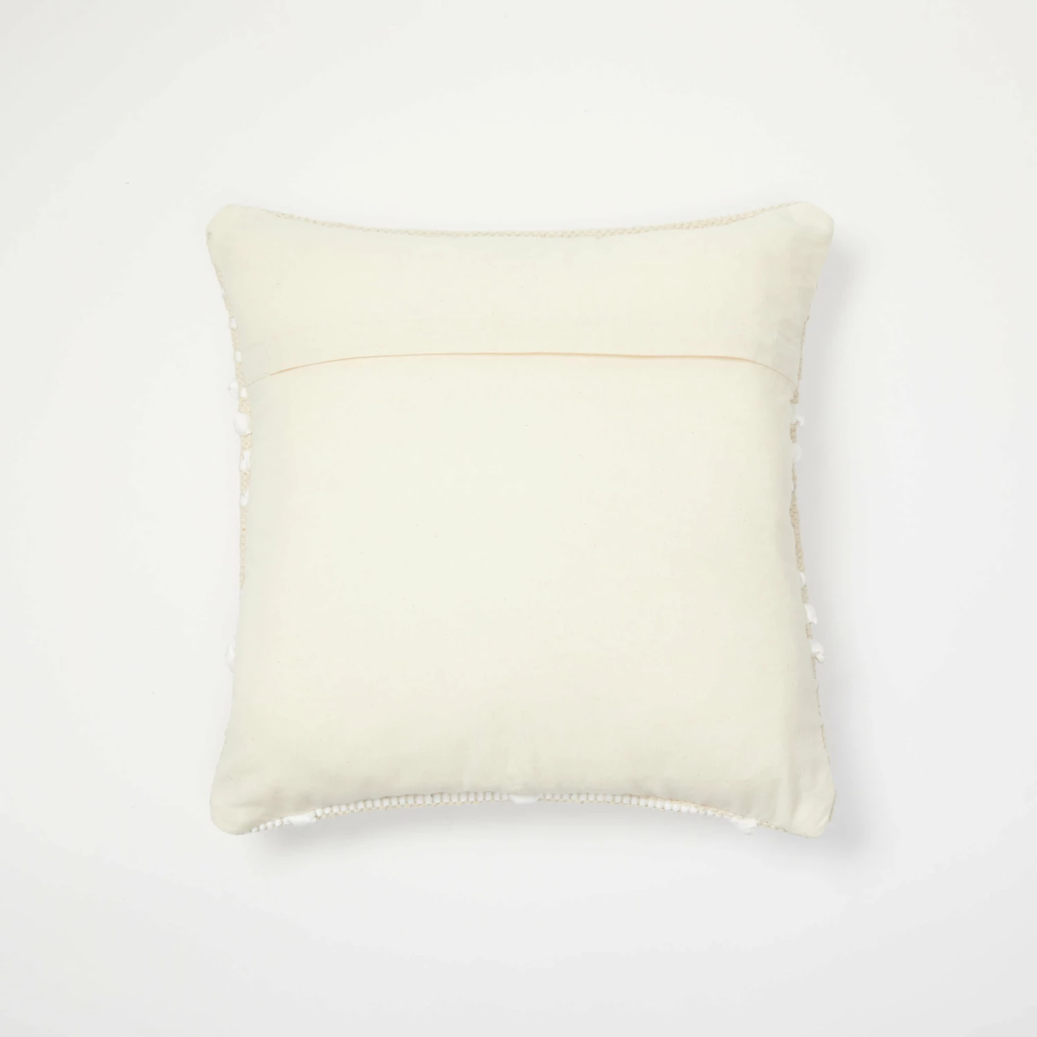 Handmade PomPom Square Pillow 5 Handmade PomPom Square Pillow - Image 3