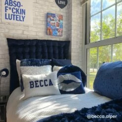 Melody Tufted Cushioned Headboard -gift shop Headboard MelodyTuftedCushion 1