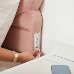 Ella Charging Shell Headboard -gift shop Headboard Shell Blush 099 e8cc8dbe 0a1d 4e82 a365 4cd7a4bb09eb