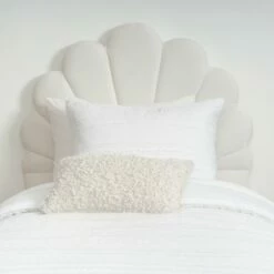 Ella Charging Shell Headboard -gift shop Headboard Shell Ivory 003