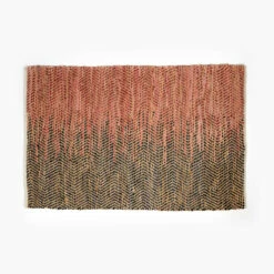 Recycled Hemp Leather Area Rug