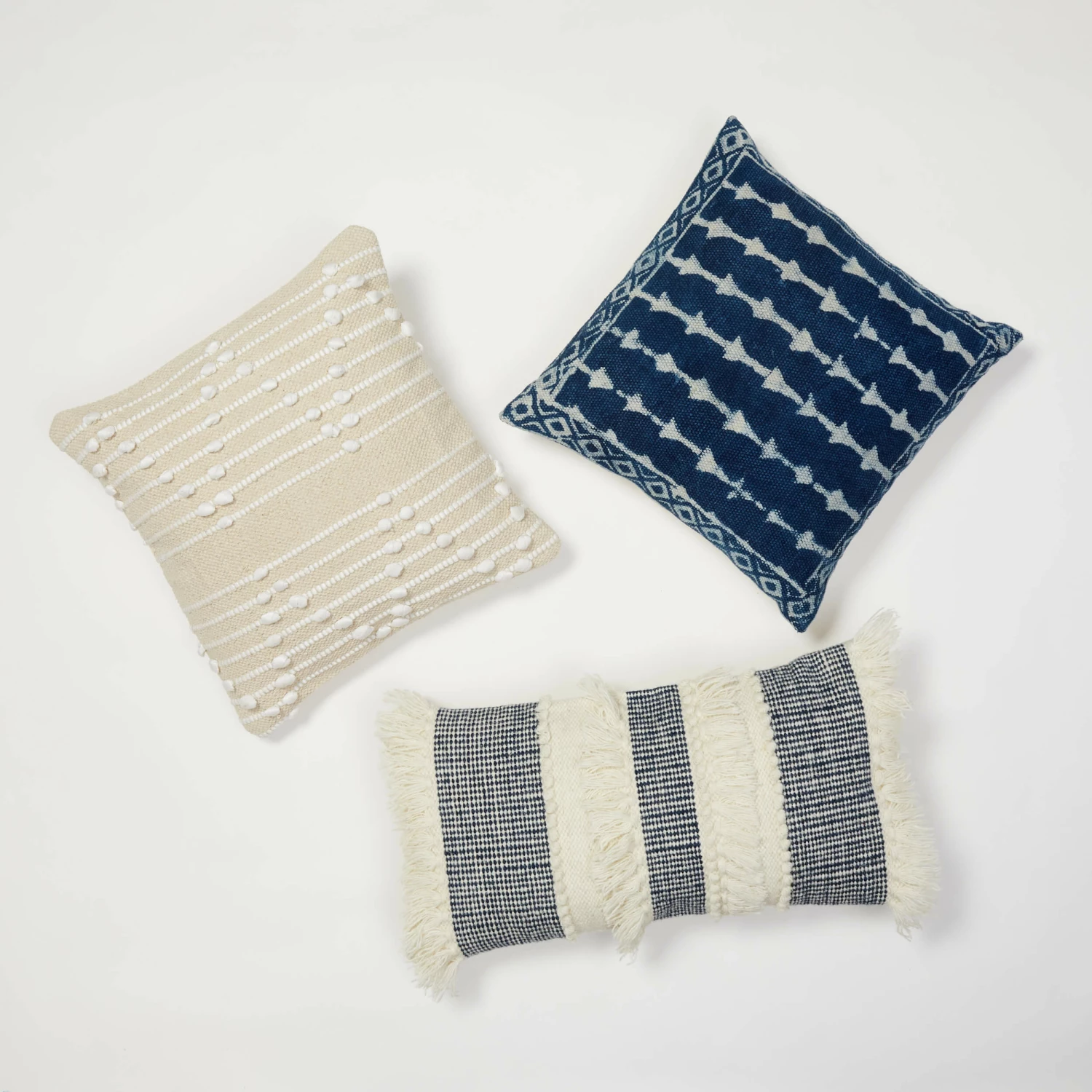 Handmade PomPom Square Pillow 7 Handmade PomPom Square Pillow - Image 5