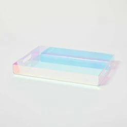 Iridescent Acrylic Tray -gift shop Iridescent Tray 020