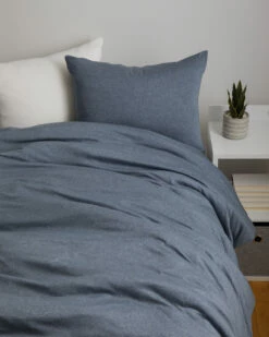 Logan T-Shirt Jersey Comforter And Sham Set -gift shop Jersey Comforter Navy Product 006 1