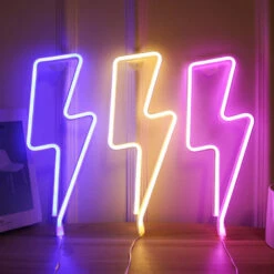 Lightning Bolt Neon Sign -gift shop LightingBolt 8 2