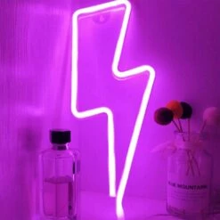 Lightning Bolt Neon Sign