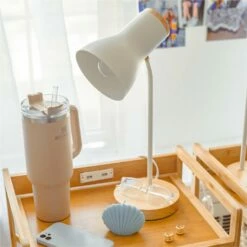 Remi Adjustable Desk Lamp -gift shop Lighting RemiWhiteDeskLamp