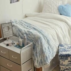 Leah Tie Dye Faux Fur Throw 19 Leah Tie Dye Faux Fur Throw -gift shop Lux 022