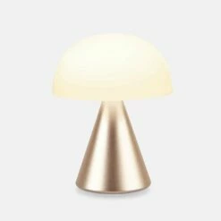 Mina Mushroom Lamp -gift shop MinaL LH65MD SoftGold 01