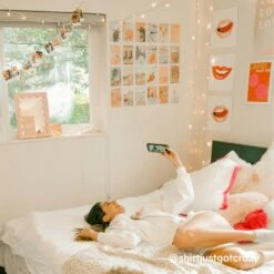 Lola Small Ripple Mirror -gift shop Mirror LolaPink