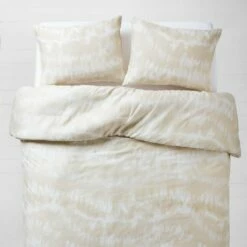 Dreamy Shibori Comforter And Sham Set -gift shop Natural Shibori Comforter