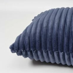 Jordan Plush Ribbed Square Pillow 14 Jordan Plush Ribbed Square Pillow -gift shop Pillow Jordan Navy 004