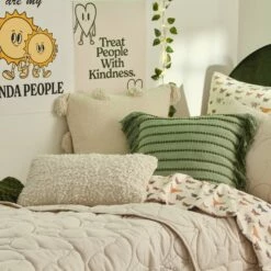 Phoebe Embroidered Stripe With Side Fringe Square Pillow Cover 35 Phoebe Embroidered Stripe With Side Fringe Square Pillow Cover -gift shop Pillows 12 b32d6084 f920 4c9d a653 958116afdb4d