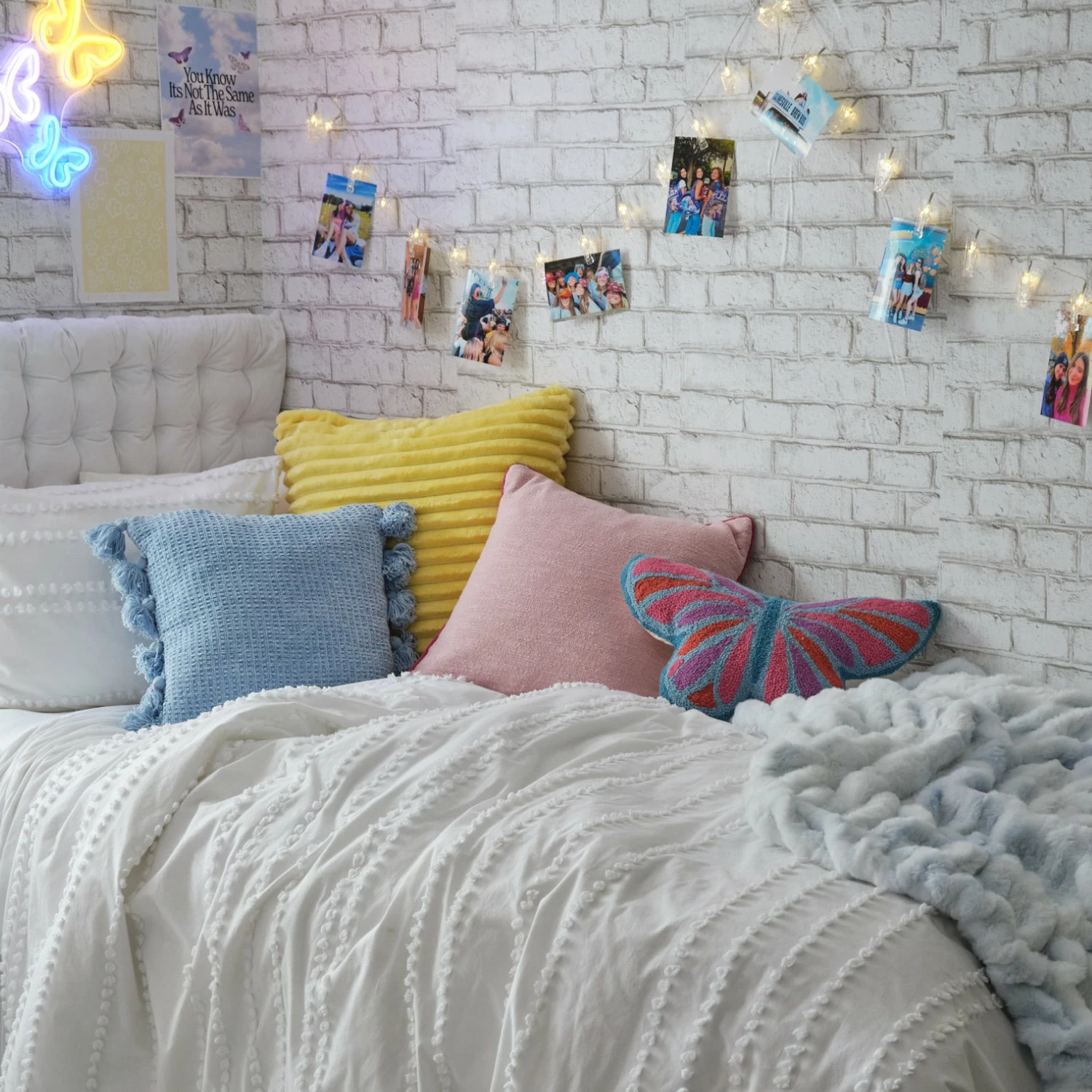 Jordan Plush Ribbed Square Pillow 8 Jordan Plush Ribbed Square Pillow - Image 7