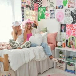 Sophia Heart Faux Fur Pillow -gift shop Pillows FauxFurHeartWhite