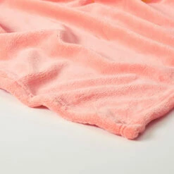 Rosie Plush Throw Blanket -gift shop Plush Throw Coral 007