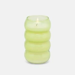 Paddywax Glass Ribbed Candle -gift shop RE1204
