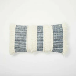 Recycled Denim Lumbar Pillow