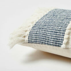 Recycled Denim Lumbar Pillow -gift shop Recycled Denim Lumbar Pillow Cover 009