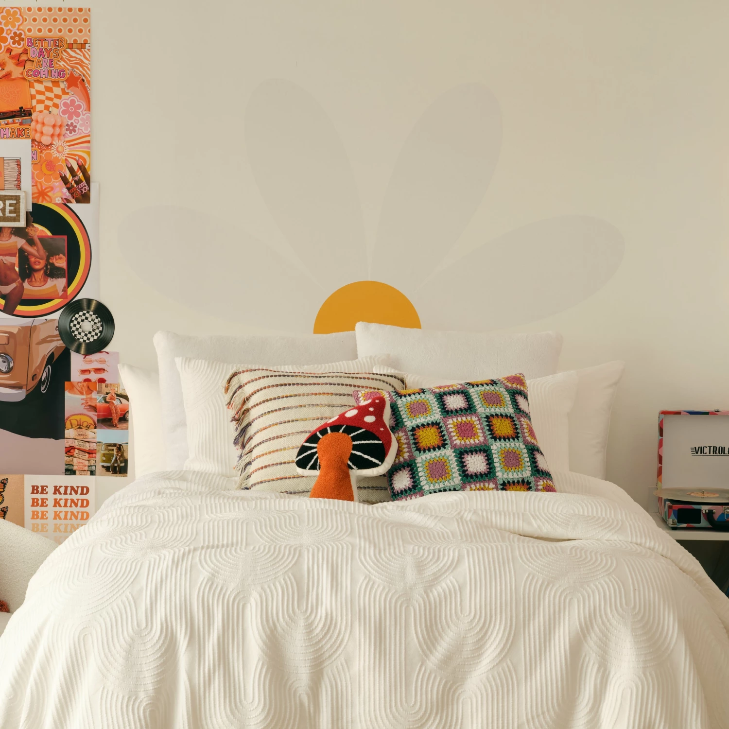 Phoebe Embroidered Stripe With Side Fringe Square Pillow Cover 7 Phoebe Embroidered Stripe With Side Fringe Square Pillow Cover - Image 5