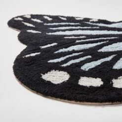 Washable Butterfly Shaped Accent Rug -gift shop Rug Butterfly 010