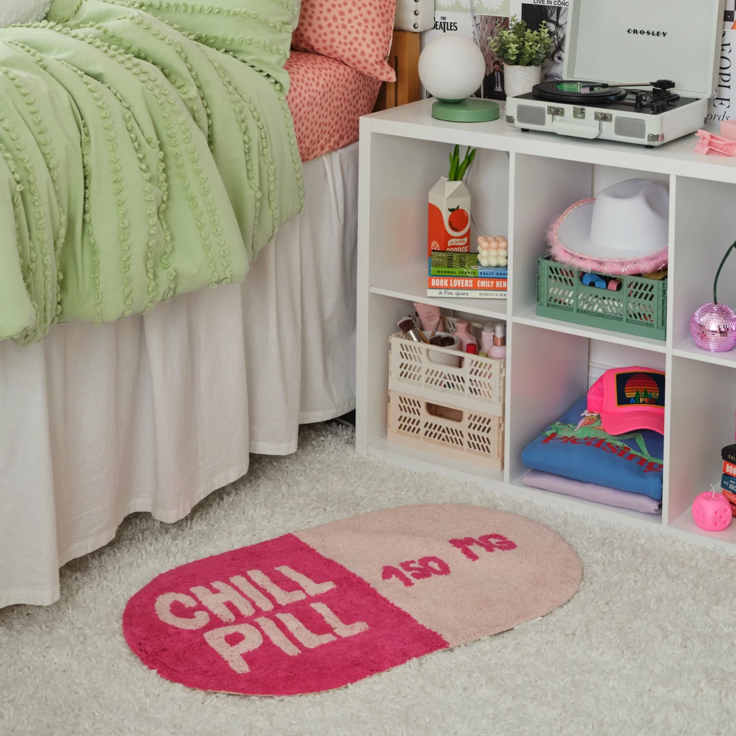 Washable Chill Pill Shaped Accent Rug 4 Washable Chill Pill Shaped Accent Rug - Image 2
