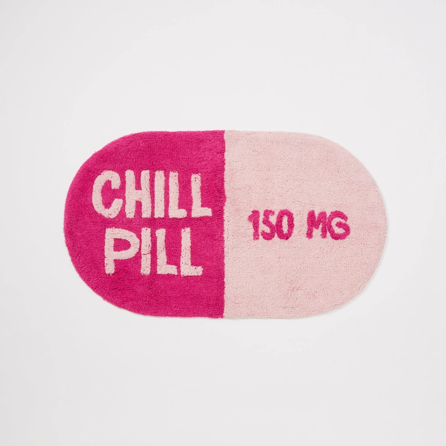 Washable Chill Pill Shaped Accent Rug 3 Washable Chill Pill Shaped Accent Rug