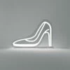 High Heel Neon Sign -gift shop SHOE 008 WHITE
