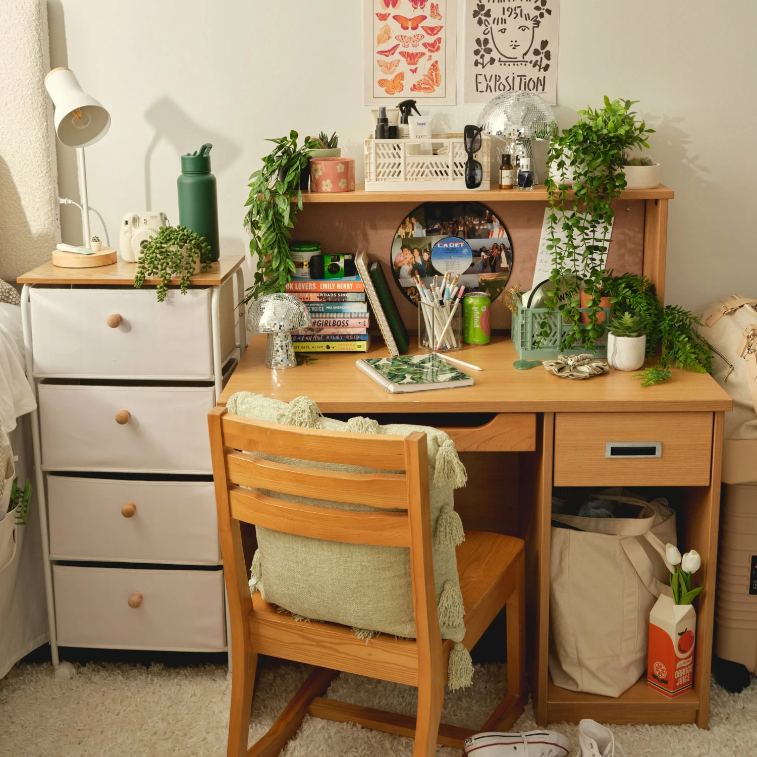 Paige 4-Drawer Storage Cart On Wheels 4 Paige 4-Drawer Storage Cart On Wheels - Image 2