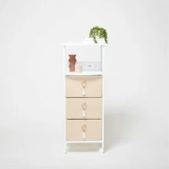 Sutton Charging 3-Drawer Cart On Wheels