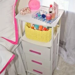Sutton Charging 3-Drawer Cart On Wheels -gift shop Storage SuttonPink 1 a3e41c43 f7f6 4004 9bdf 7aab4ca4043d