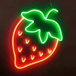 Strawberry Neon Sign