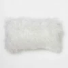 Faux Fur Rectangle Pillow -gift shop THRO7 PLW MONGOREC WTE 10a41557 0e00 45a9 b54e 983f7e8ef404