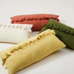 Harper Tassel Lumbar Pillow Cover -gift shop Tassel Lumbar Pillow Cove 011