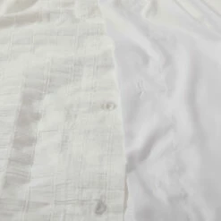 Bailey Textured Stripe Duvet Cover And Sham Set -gift shop Textured Stripe Jacquard Duvet White 007