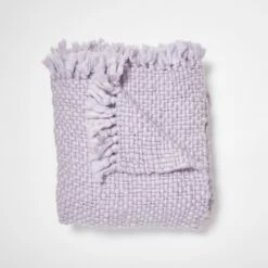 Emme Chunky Knit Throw Blanket 36 Emme Chunky Knit Throw Blanket -gift shop ThrowBlanket ChunkyKnit Lavender 003