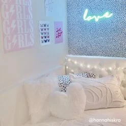 Sophia Heart Faux Fur Pillow -gift shop ThrowPillow SophiaHeartFauxFurPillow