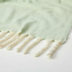 Iris Tonal Fringe Throw Blanket 21 Iris Tonal Fringe Throw Blanket -gift shop Tonal Fringe Throw Blanket Sage 001