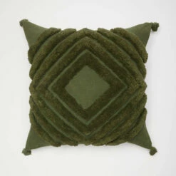Siena Tufted Diamond Square Pillow Cover -gift shop Tufted Diamond Square Pillow Cover OliveGreen 003 4c92b4d1 5ec0 4d40 b909 384a0ab6b223