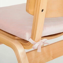 Bridgette Velvet Seat Cushion -gift shop Velvet Seat Cushion DustyRose 006