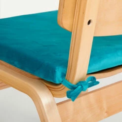 Bridgette Velvet Seat Cushion -gift shop Velvet Seat Cushion Teal 013