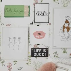 Life Is Gucci Small Wooden Sign -gift shop WS LIFEISGUCCI S BLK Lifestyle