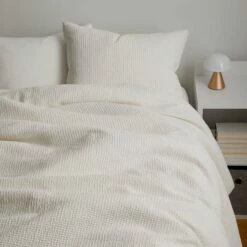Blake Waffle Cotton Comforter And Sham Set