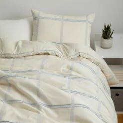 Georgia Yarn Dyed Clip Plaid Comforter And Sham Set