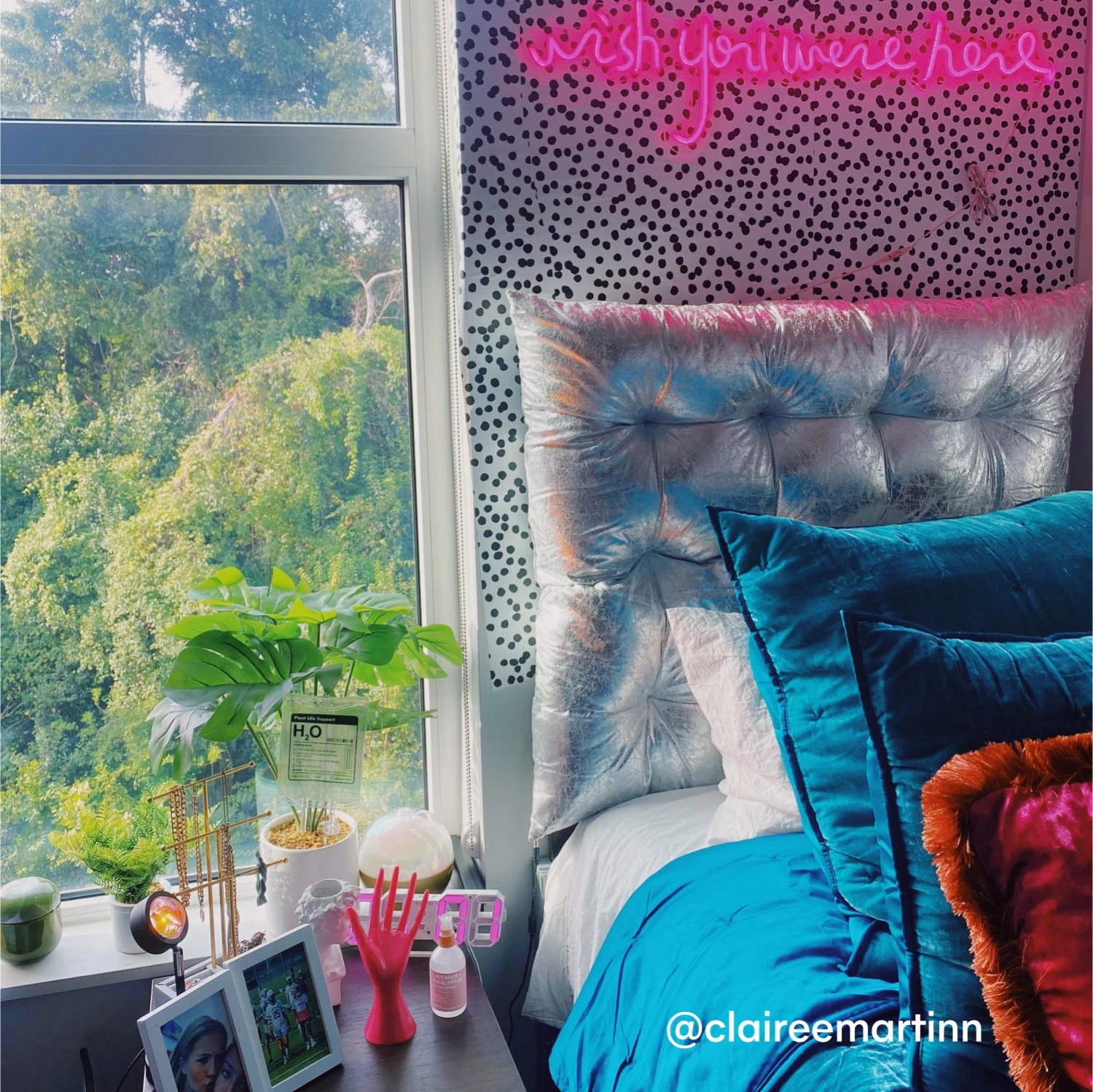 Opal Tufted Metallic Cushioned Headboard 4 Opal Tufted Metallic Cushioned Headboard - Image 2